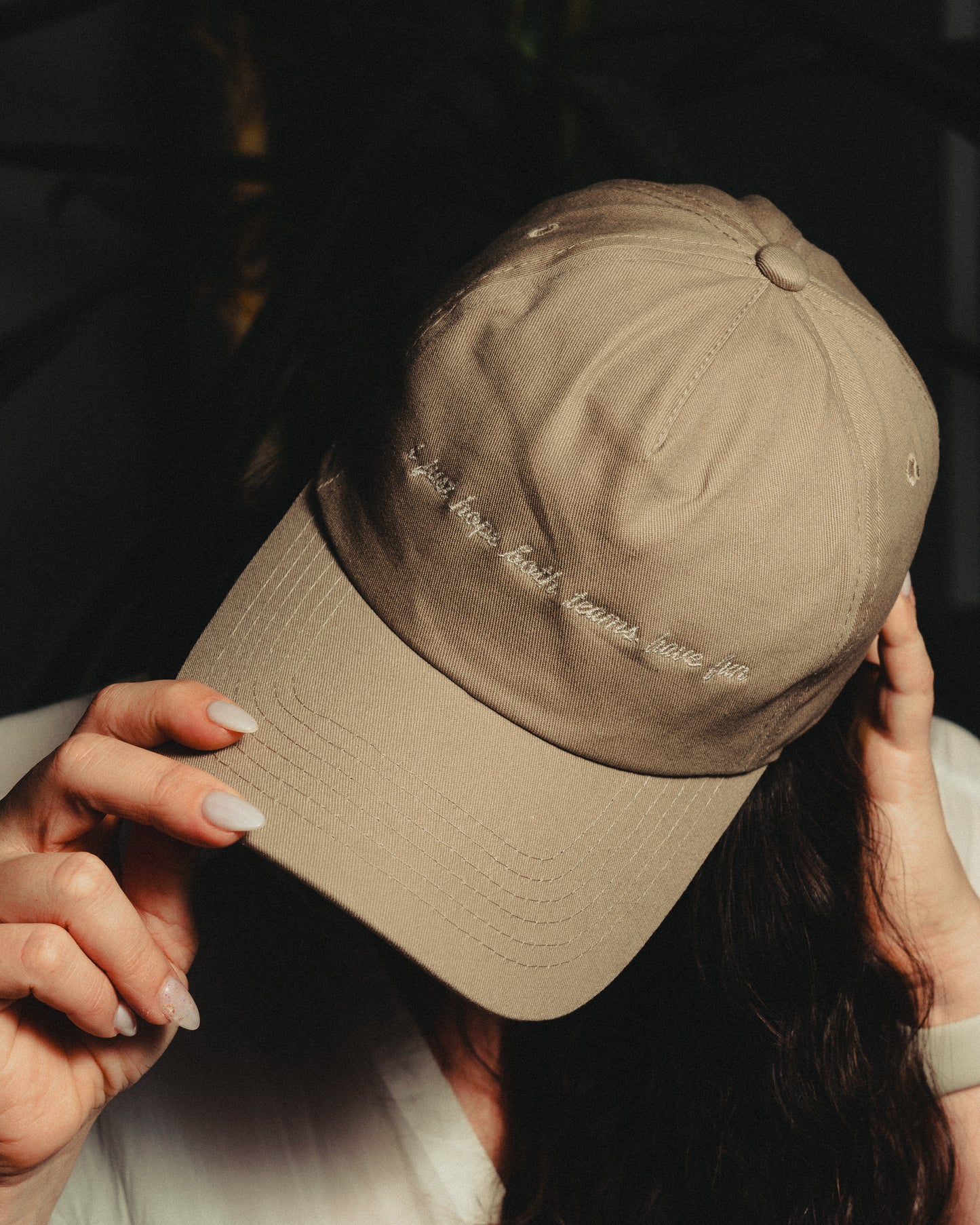 i just want both teams to have fun - Beige Dad Style Cap