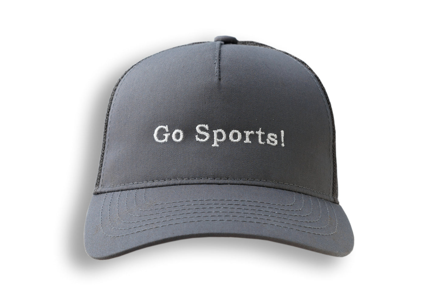 Go Sports! - Grey Ponytail Cap