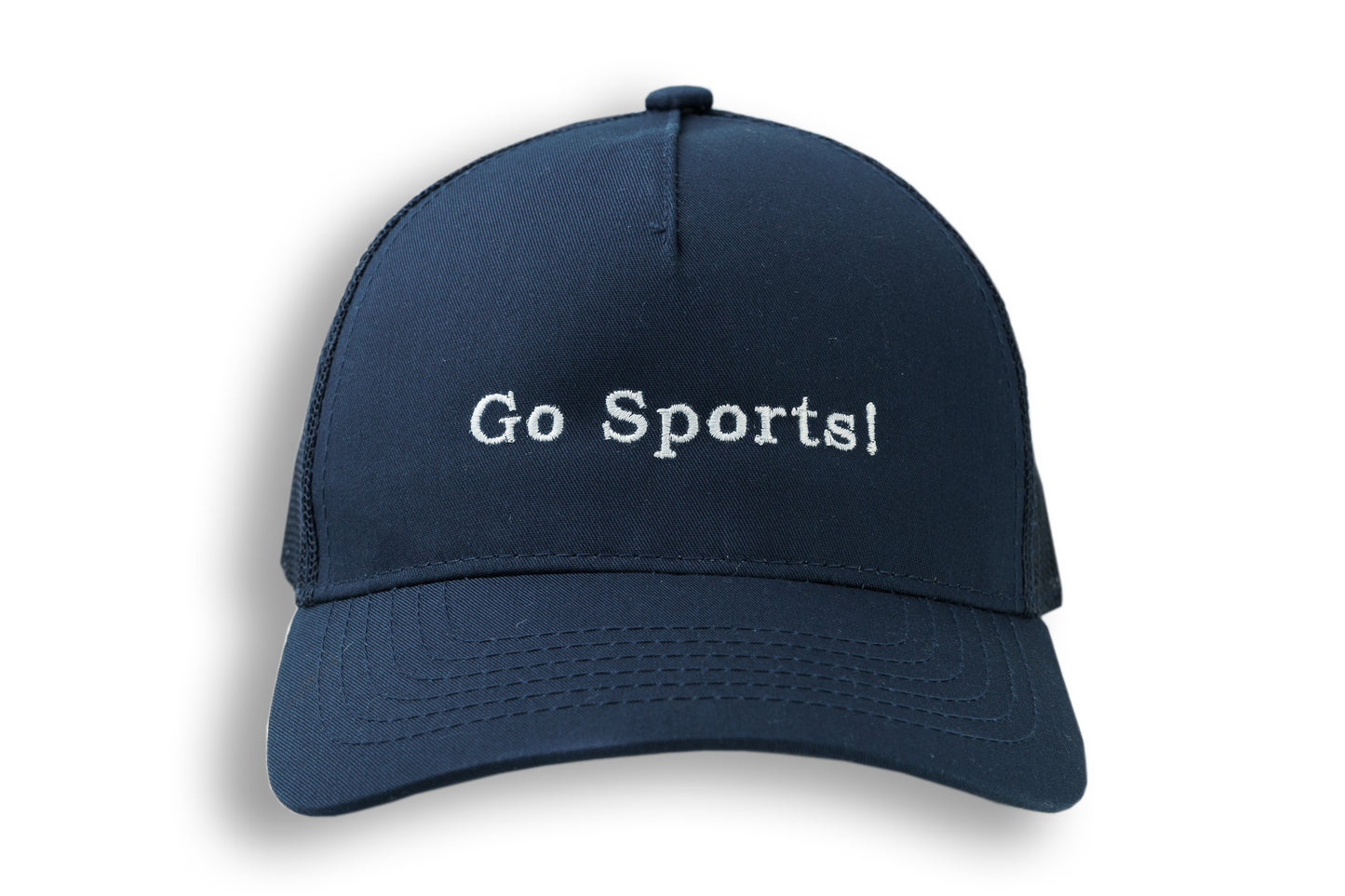 Go Sports! - Dark Blue Ponytail Cap