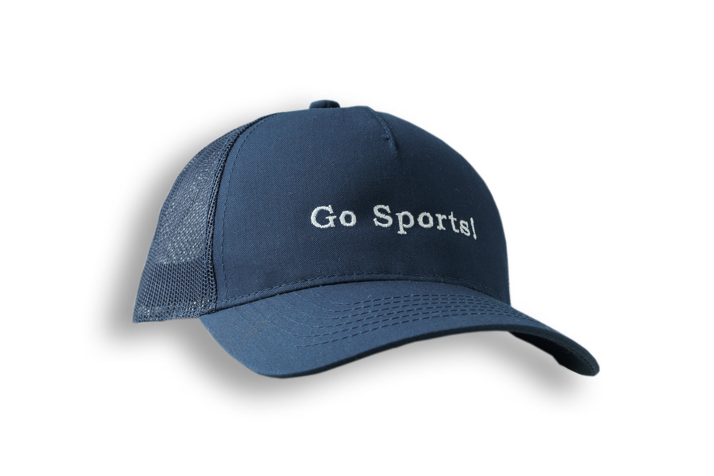 Go Sports! - Dark Blue Ponytail Cap